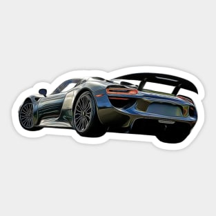 918 Spyder Cartoon Sticker